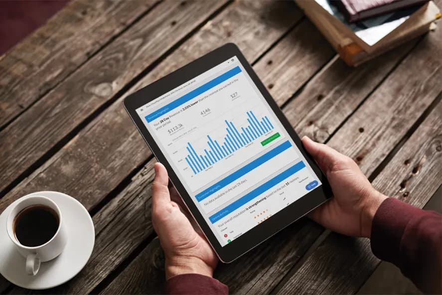 Payfac using ipad for data analytics