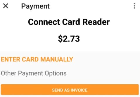 Payanywhere Android SDK screen